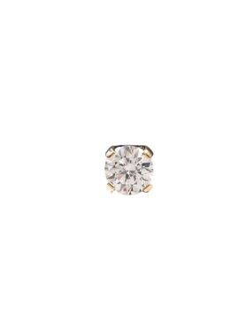 14K Solid yellow Gold 3mm Stud